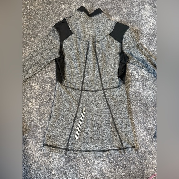 lululemon athletica Run Your Heart Out 3/4 Zip Long Sleeve Top Women Size 6 - Picture 3 of 8